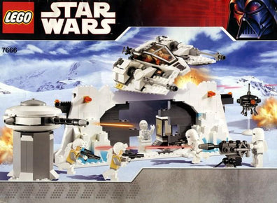 LEGO Set-Hoth Rebel Base (Limited Edition - with K-3PO)-Star Wars / Star Wars Episode 4/5/6-7666-1-Creative Brick Builders